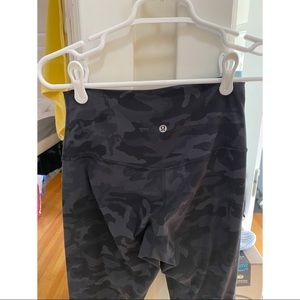 EUC Lululemon Align Incognito Camo, Size 6
